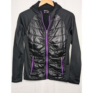 Marmot Jacket Womens Medium Black Bubble Stretch Outdoors Hiking Lightweight